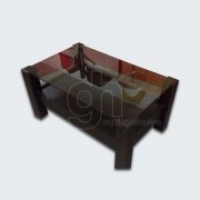 MESA RATONA CON TAPA DE VIDRIO